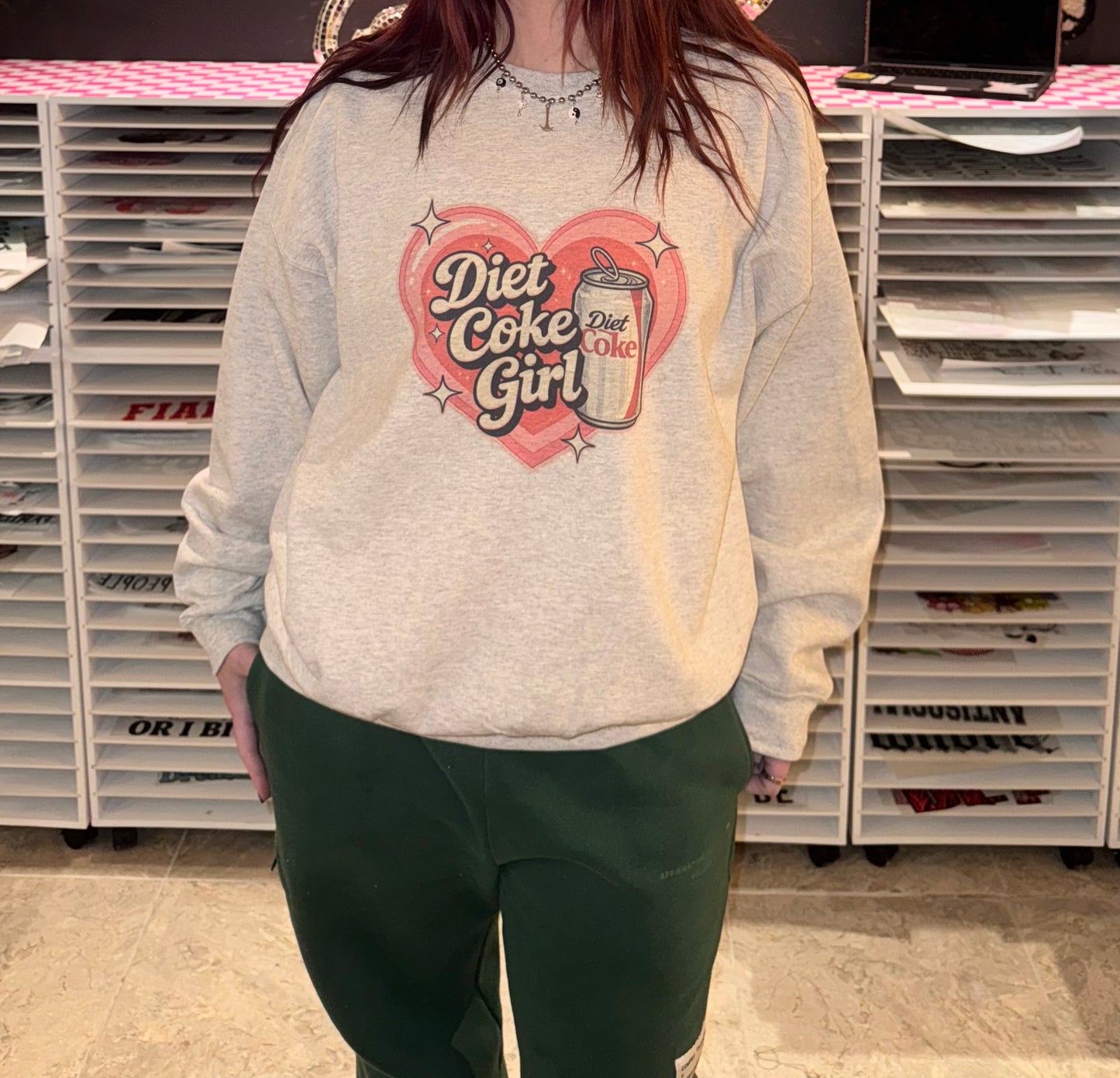 Diet Coke Girly Crewneck