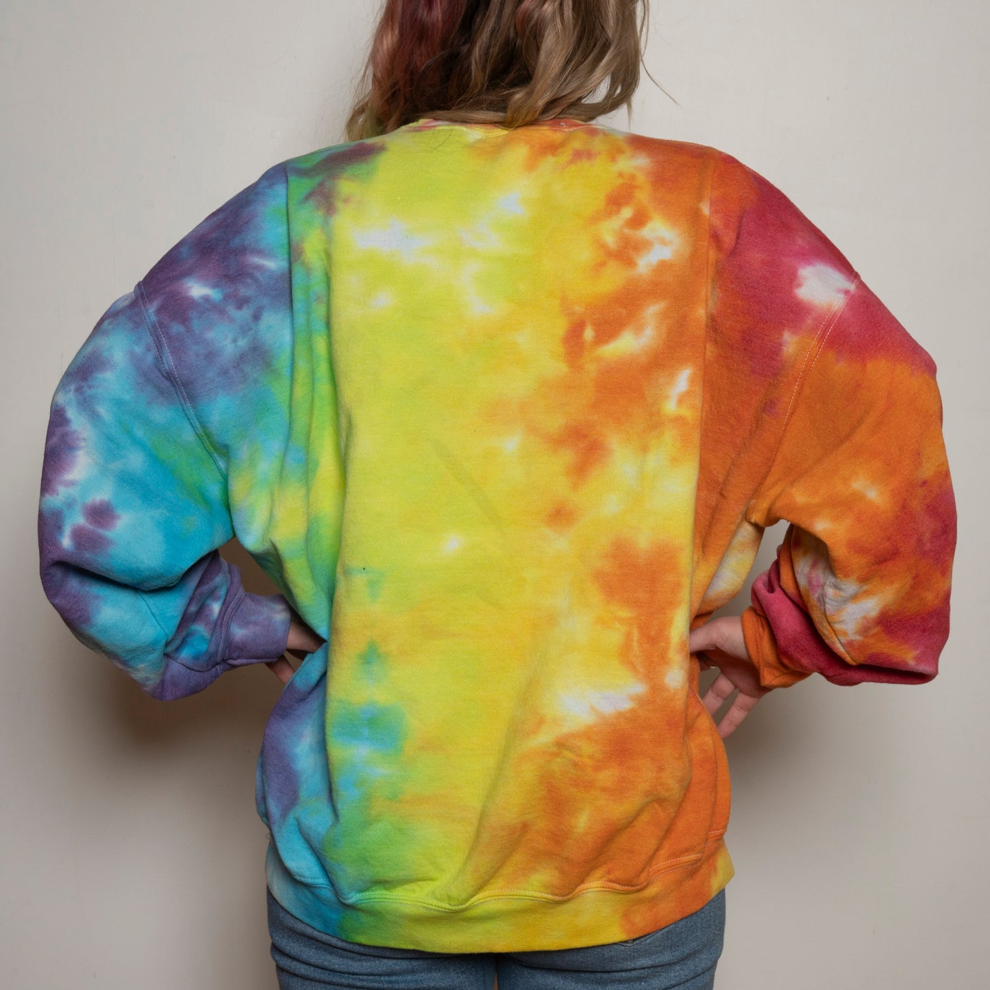 Pre-Order Dicey Dyes Rainbow Logo Crewneck Dicey Dyes