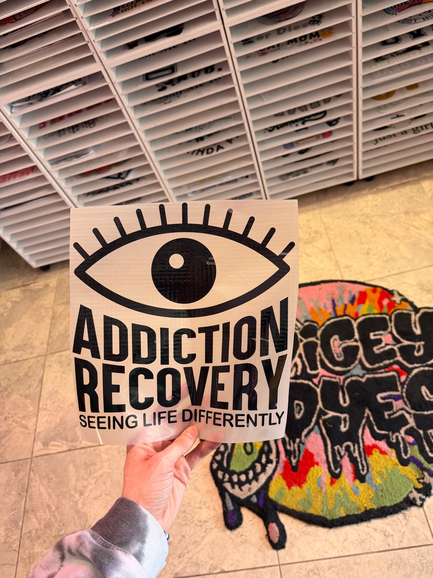 Addiction Recovery Screen Dicey Dyes