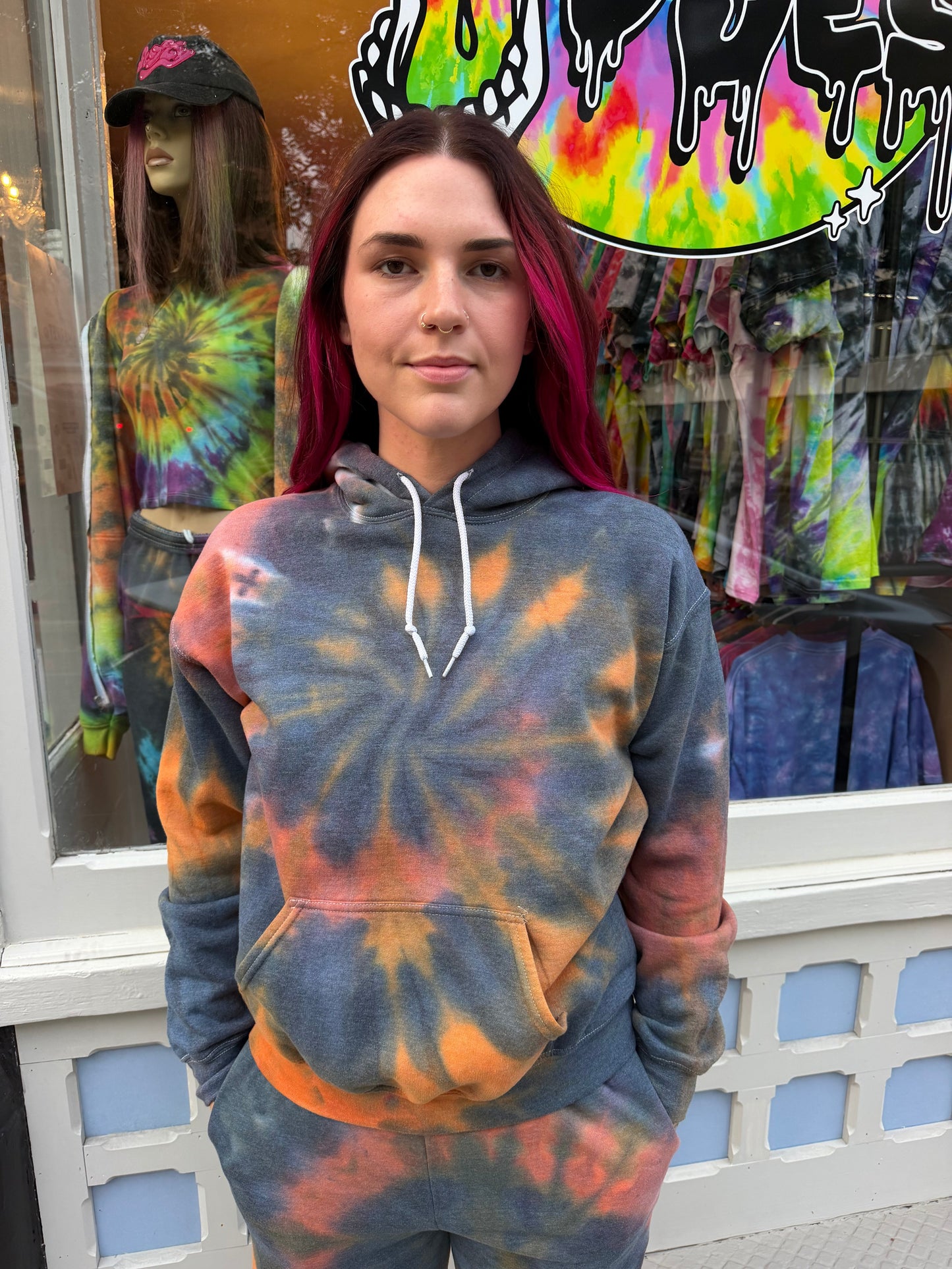 Dicey Halloween Hoodie Dicey Dyes