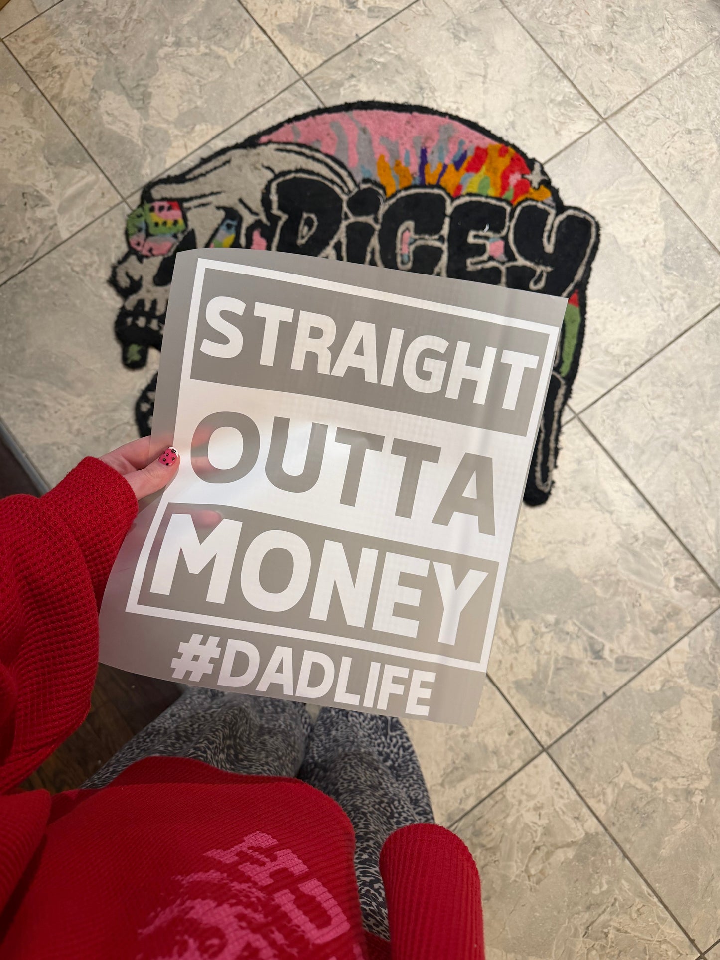 #DadLife Screen Dicey Dyes