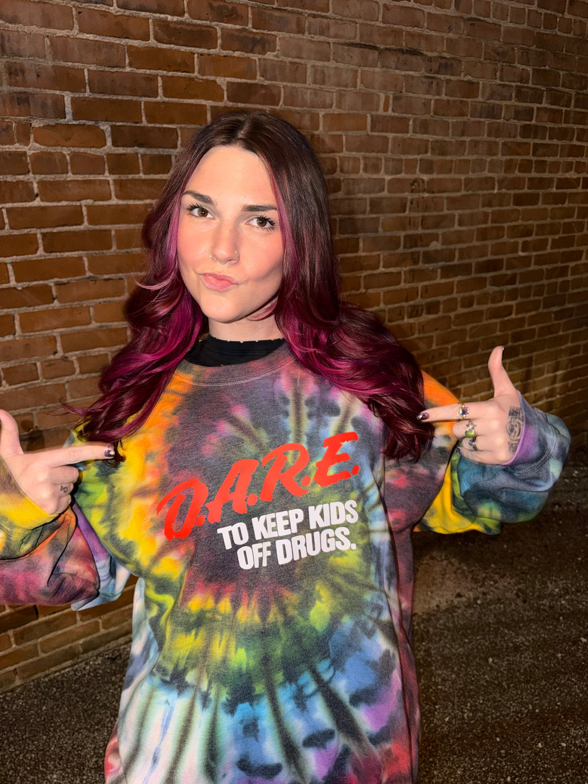 D.A.R.E Crewneck Dicey Dyes