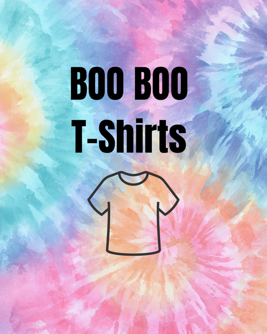 Boo Boo Imperfect T-Shirts Ready To Ship Dicey Dyes