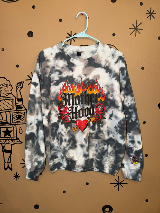 Motherhood Crewneck Dicey Dyes
