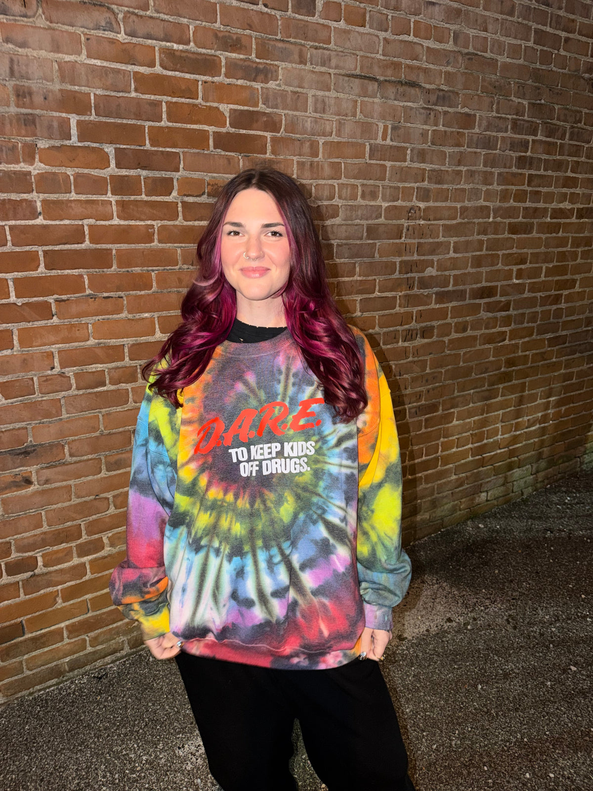 D.A.R.E Crewneck Dicey Dyes