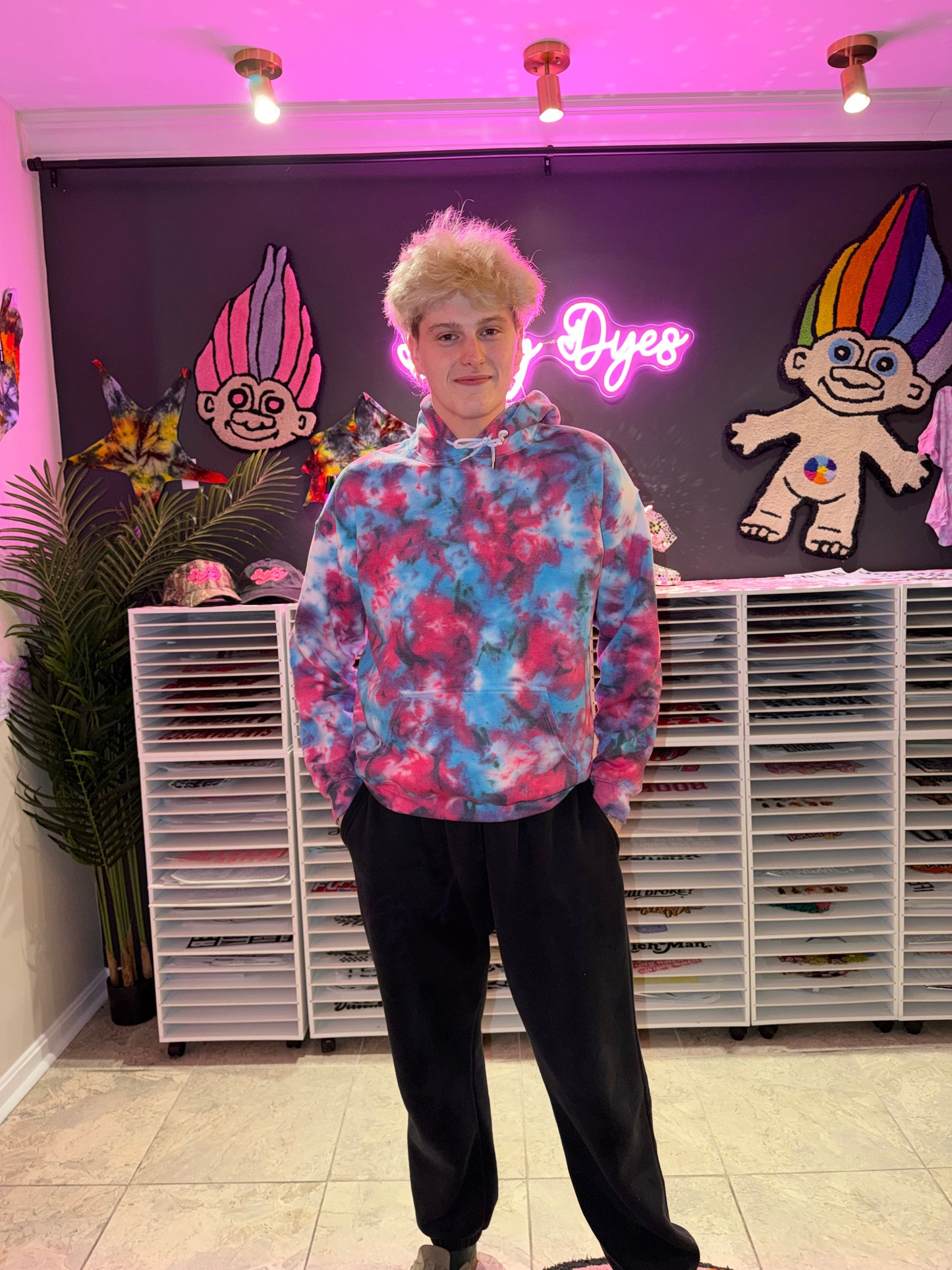 Galactic Drip Hoodie Dicey Dyes