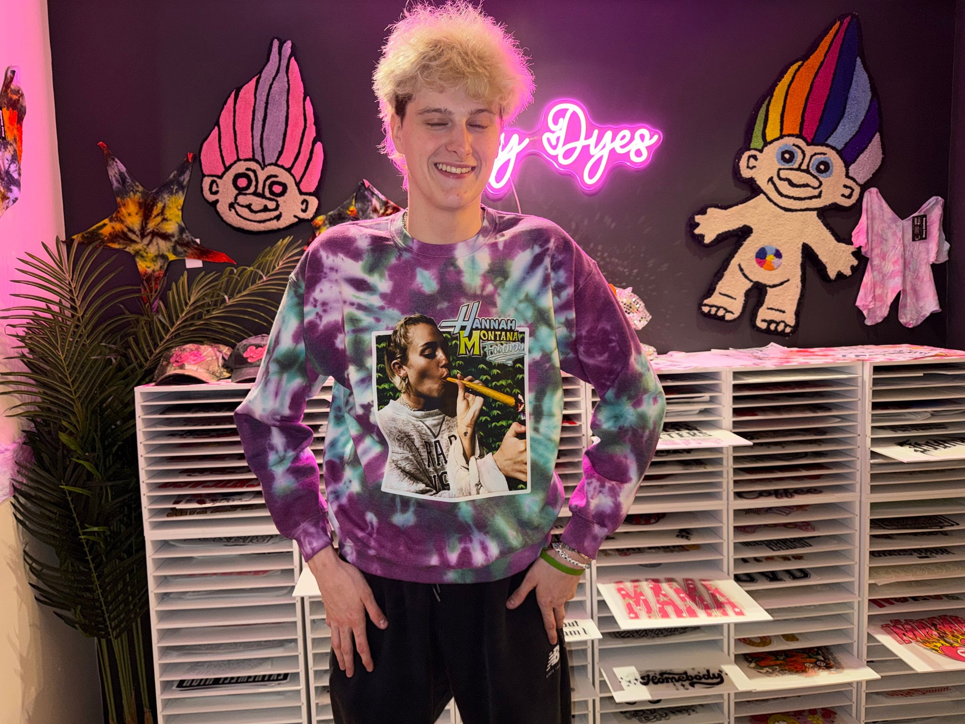 Bad Montana Crewneck Dicey Dyes