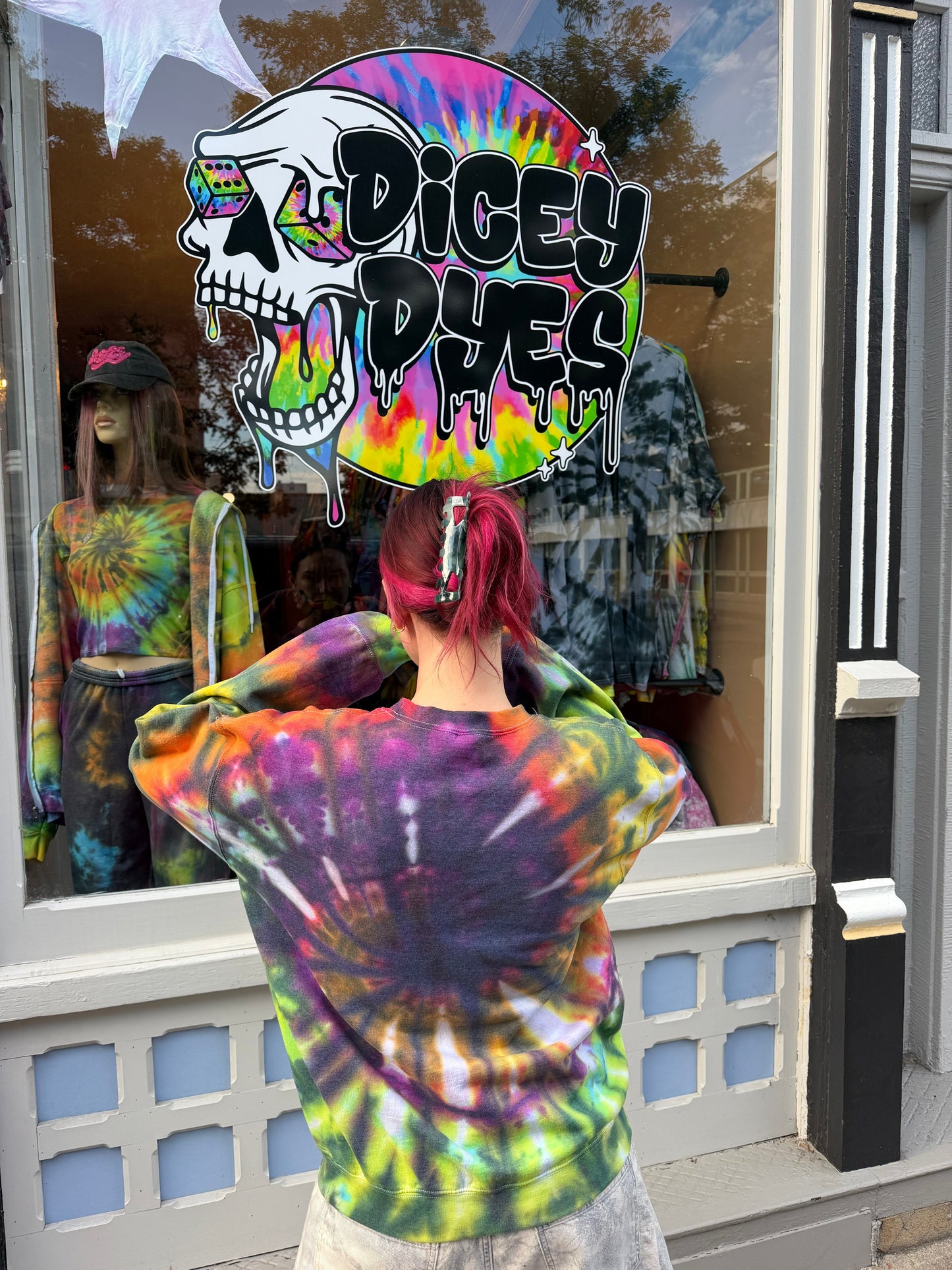 Halloween Sweet Treat Crewneck Dicey Dyes
