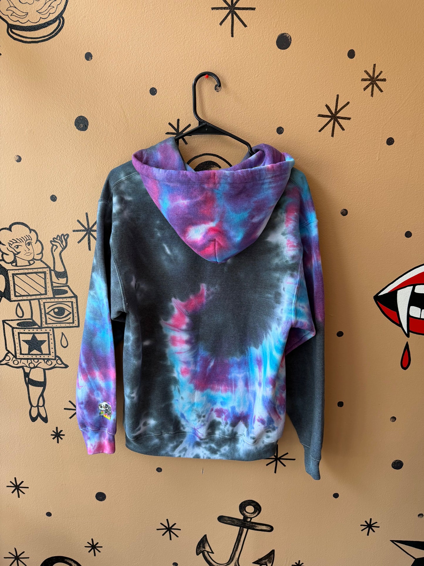 Galaxy Melt Zip Up Ready To Ship Dicey Dyes