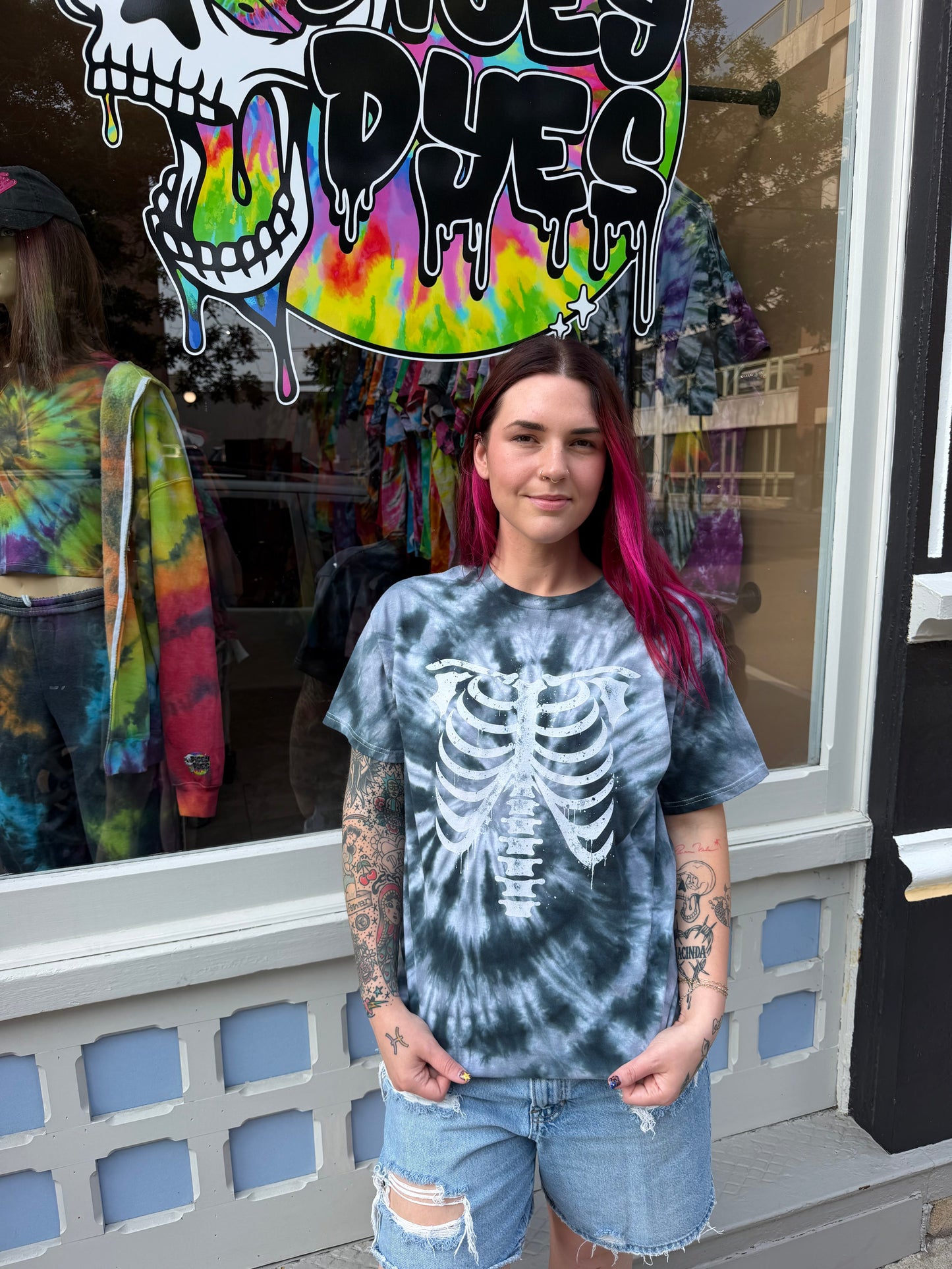 Ribcage T-Shirt Dicey Dyes
