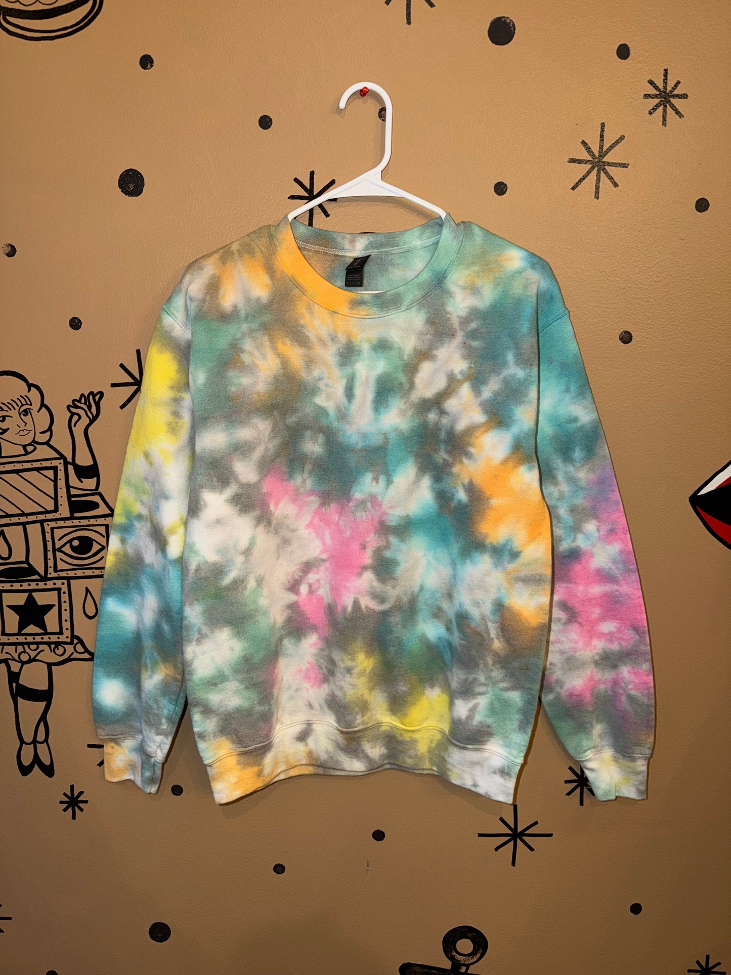 Easter Scrunch Crewneck Ready-To-Ship Dicey Dyes