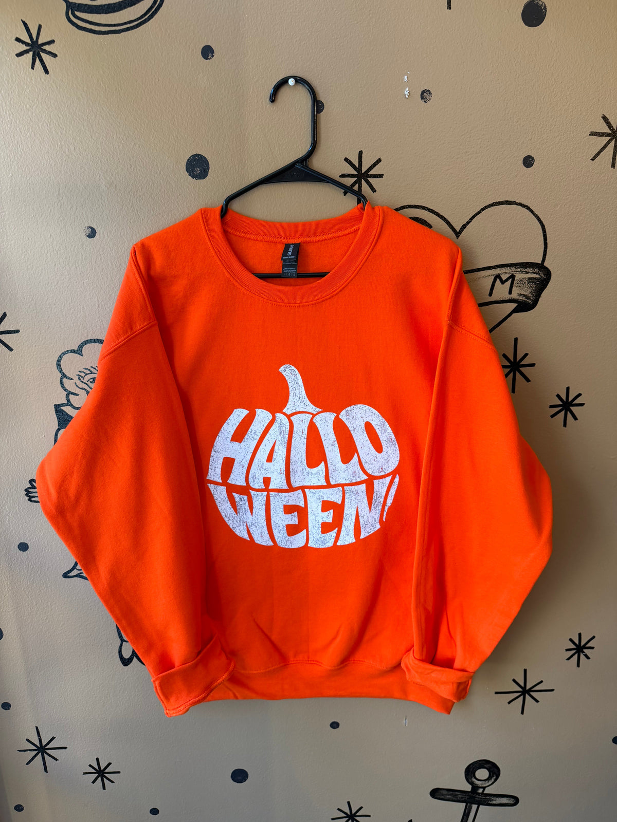 Plain Halloween Mystery Crewneck Dicey Dyes