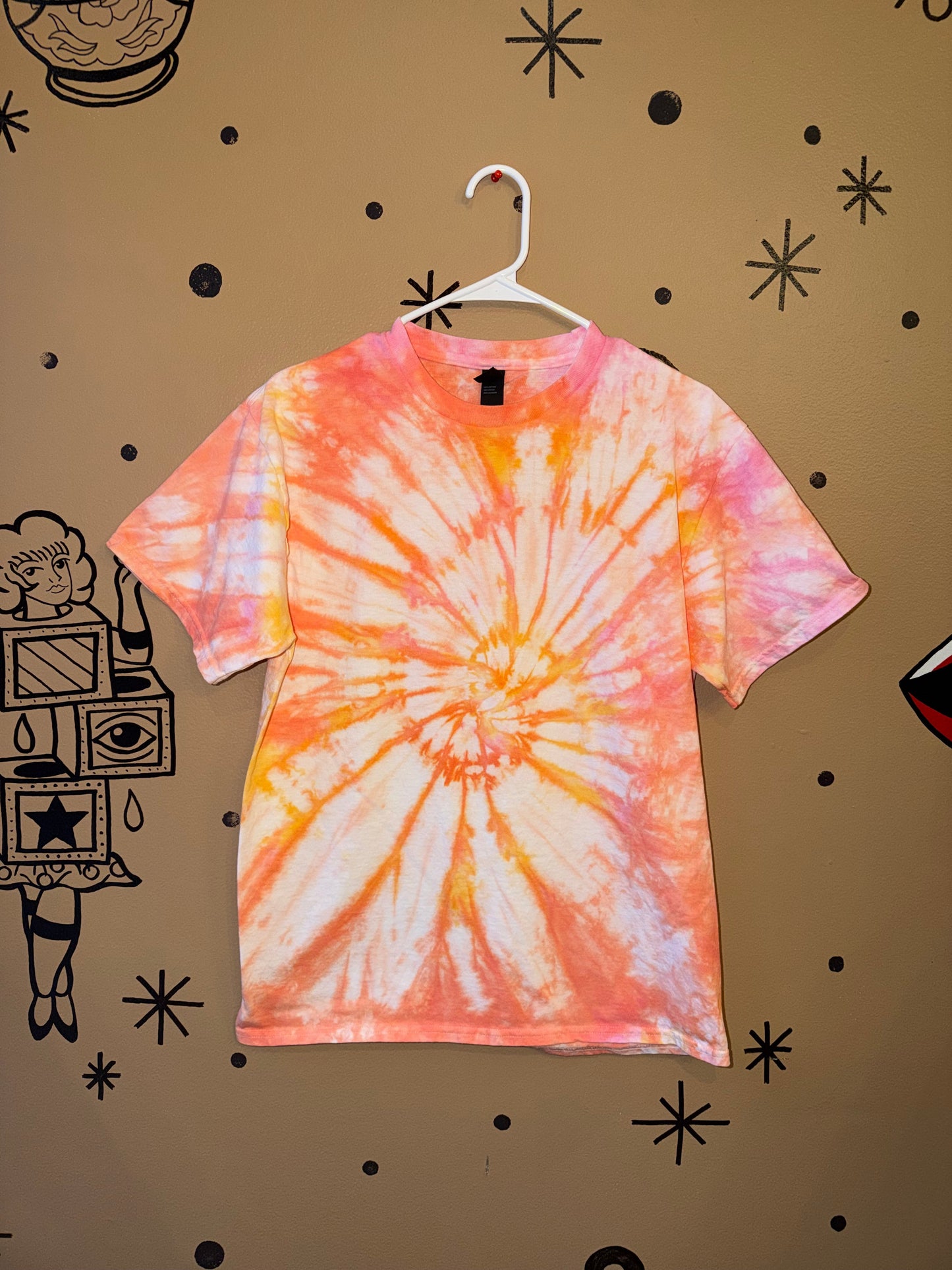 Sherbet Swirl T-Shirt Ready-To-Ship Dicey Dyes