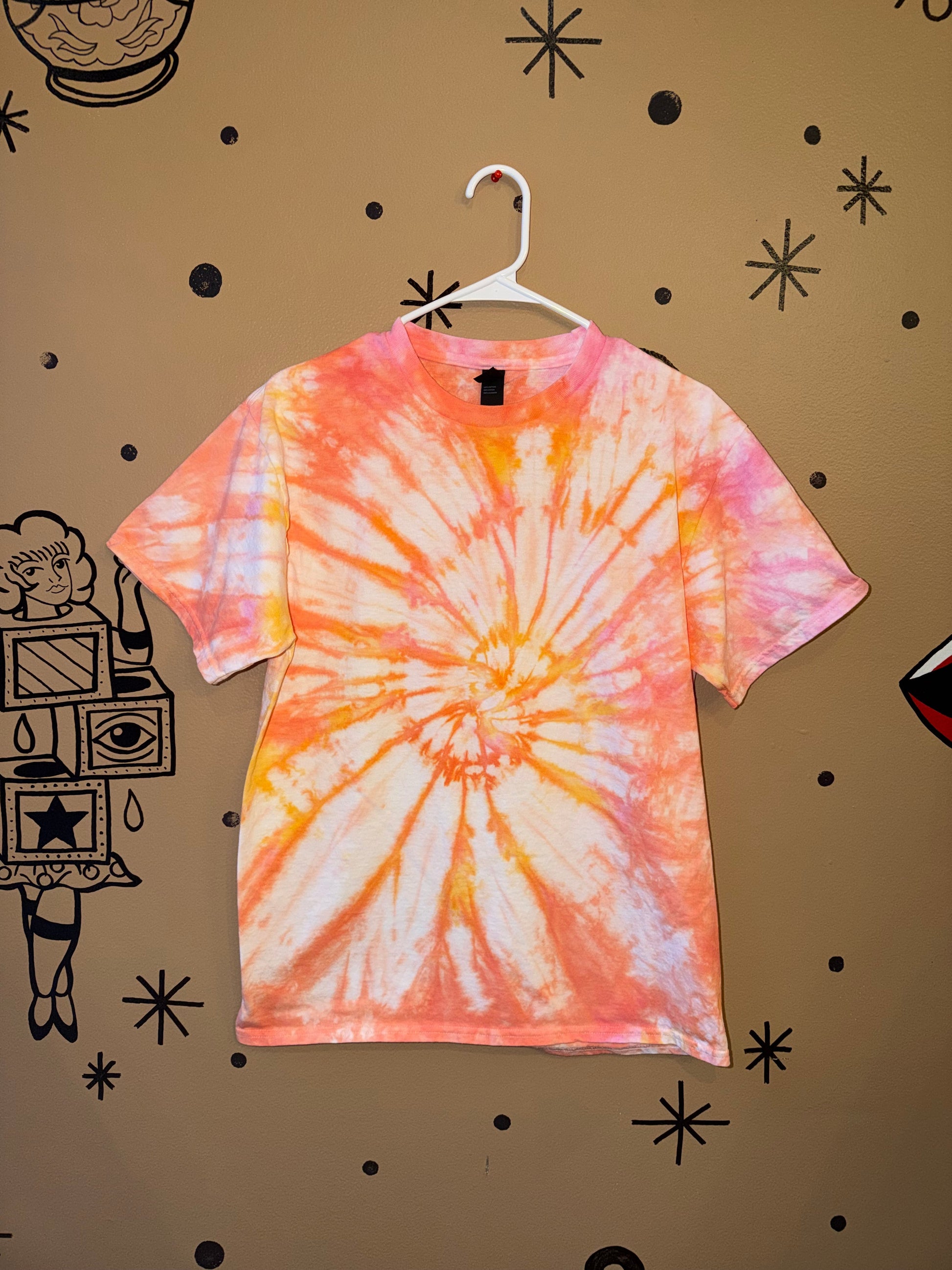 Sherbet Swirl T-Shirt Ready-To-Ship Dicey Dyes