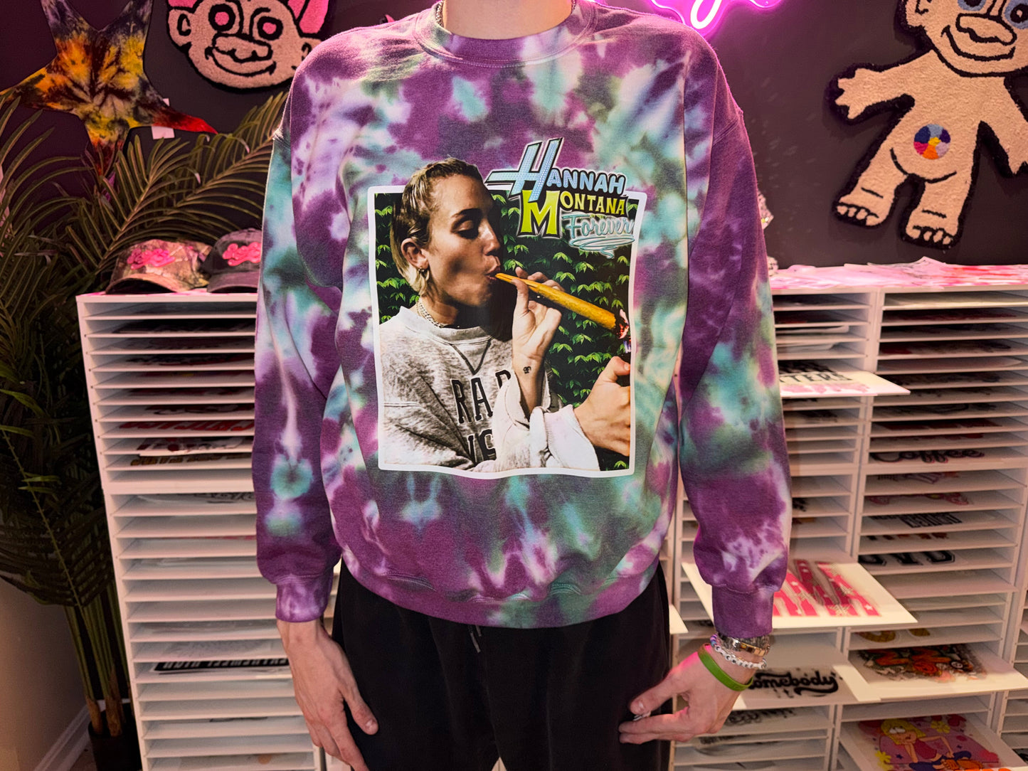 Bad Montana Crewneck Dicey Dyes