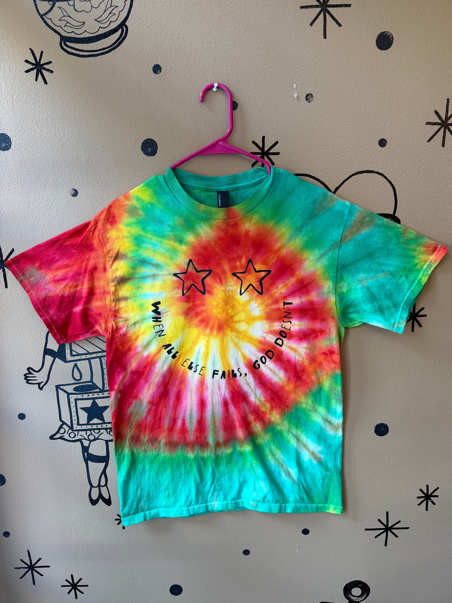God Doesn’t Fail T-Shirt Dicey Dyes