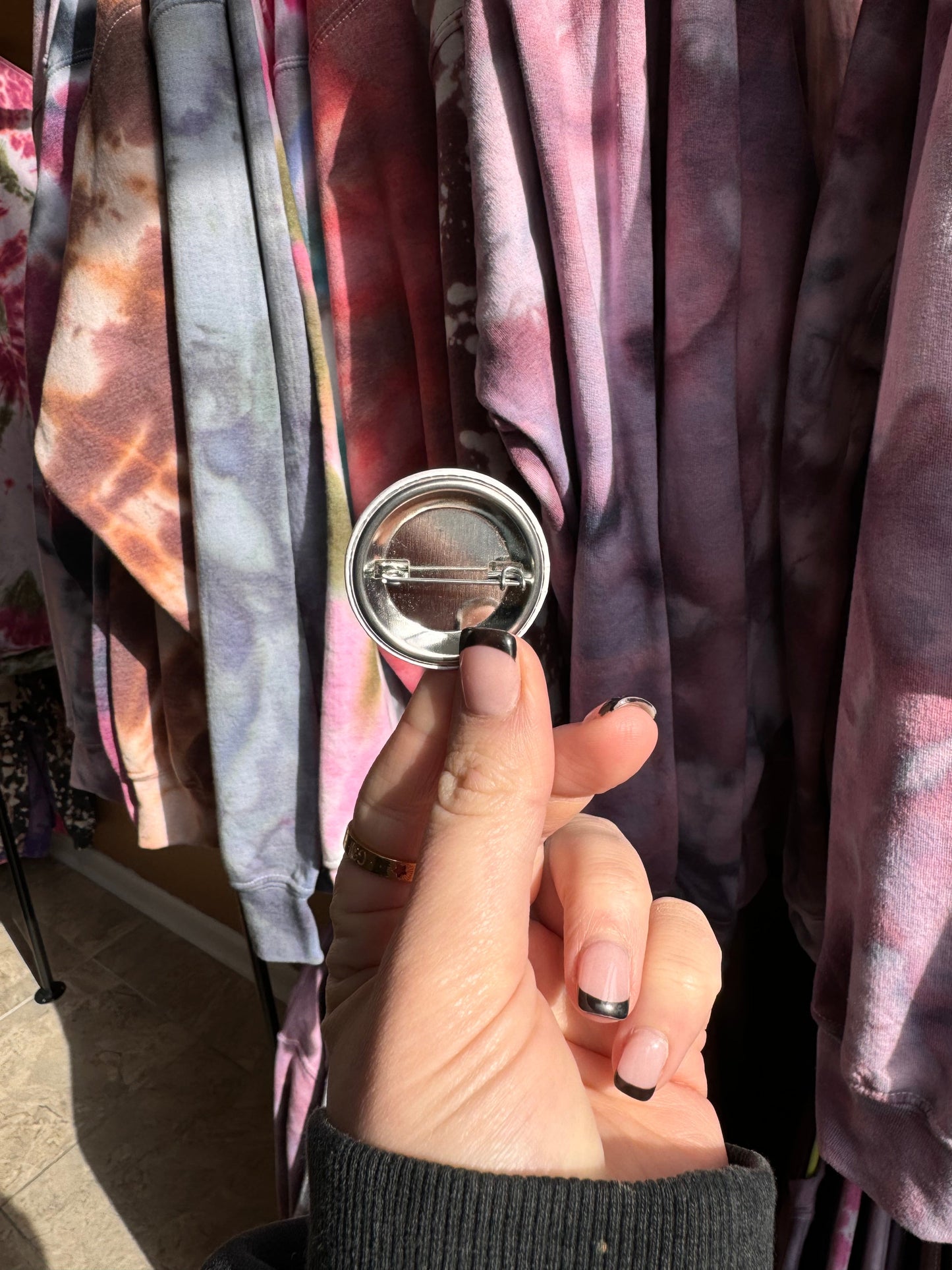 Dicey Dyes Logo Pin Dicey Dyes