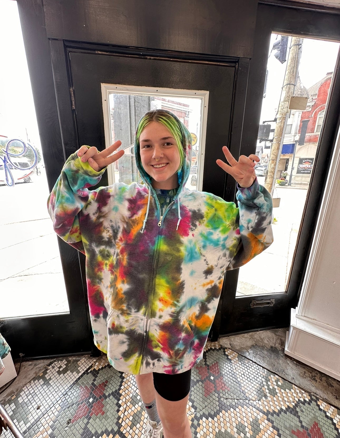 Paint Ball Dicey Logo Zip Up Dicey Dyes