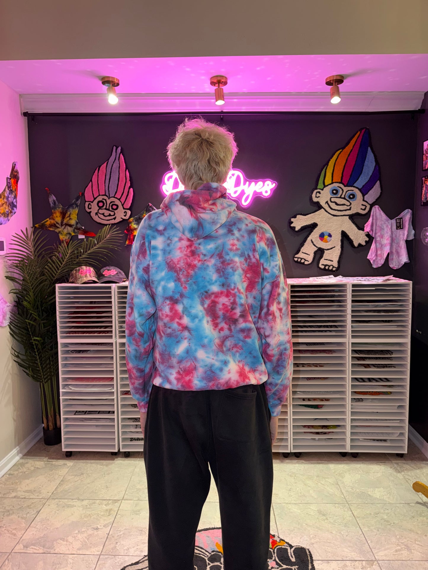 Galactic Drip Hoodie Dicey Dyes