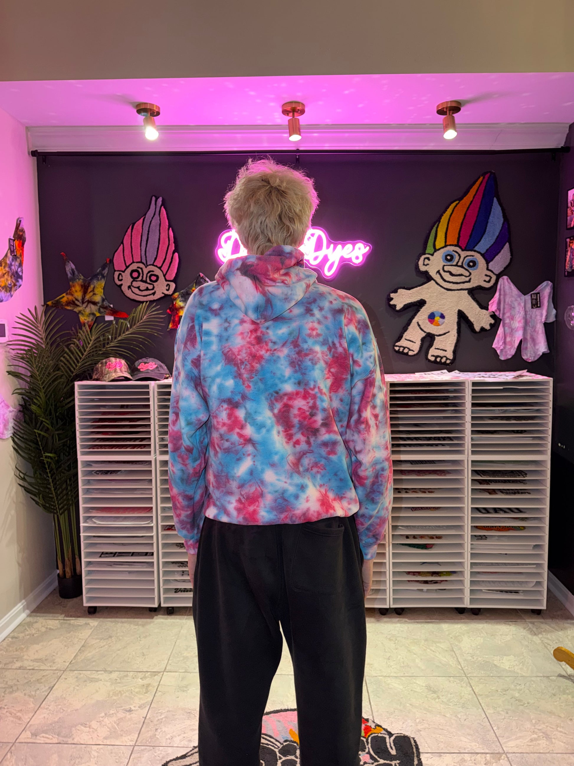 Galactic Drip Hoodie Dicey Dyes