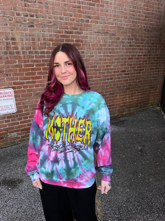 Graffiti Mother Crewneck Dicey Dyes