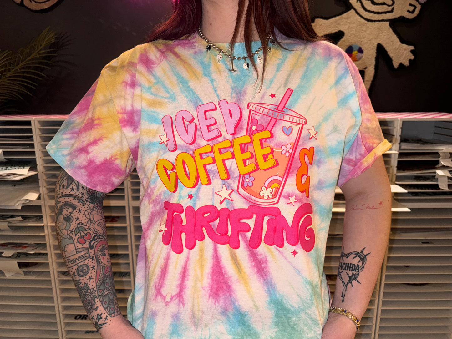 Iced Coffee & Thrifting T-Shirt