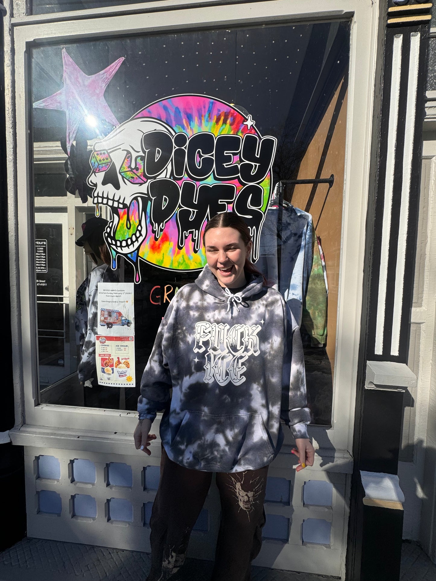 F*ck ICE Hoodies Dicey Dyes