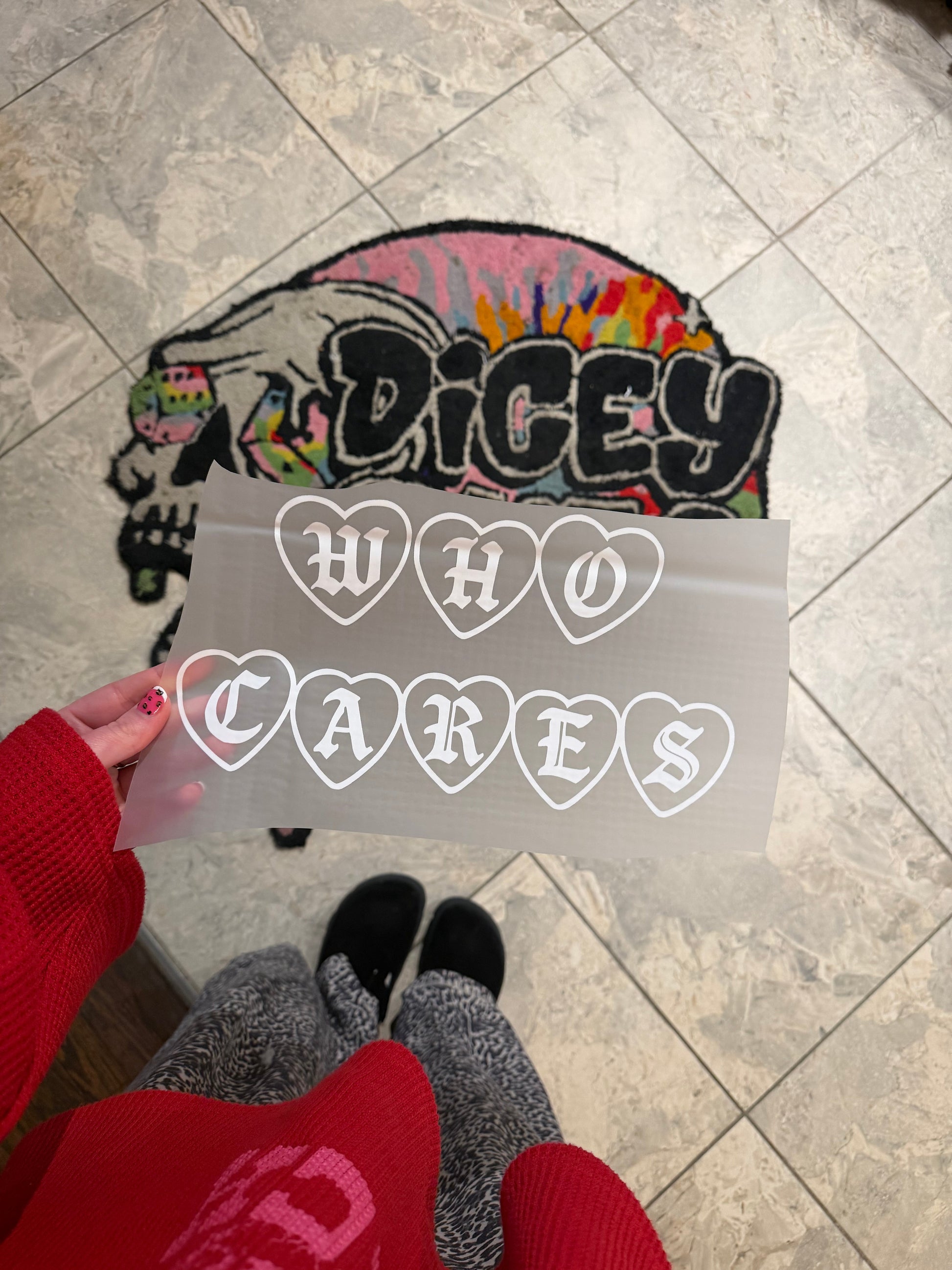 Who Cares Screen Dicey Dyes