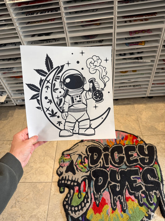 Man on the Moon Screen Dicey Dyes