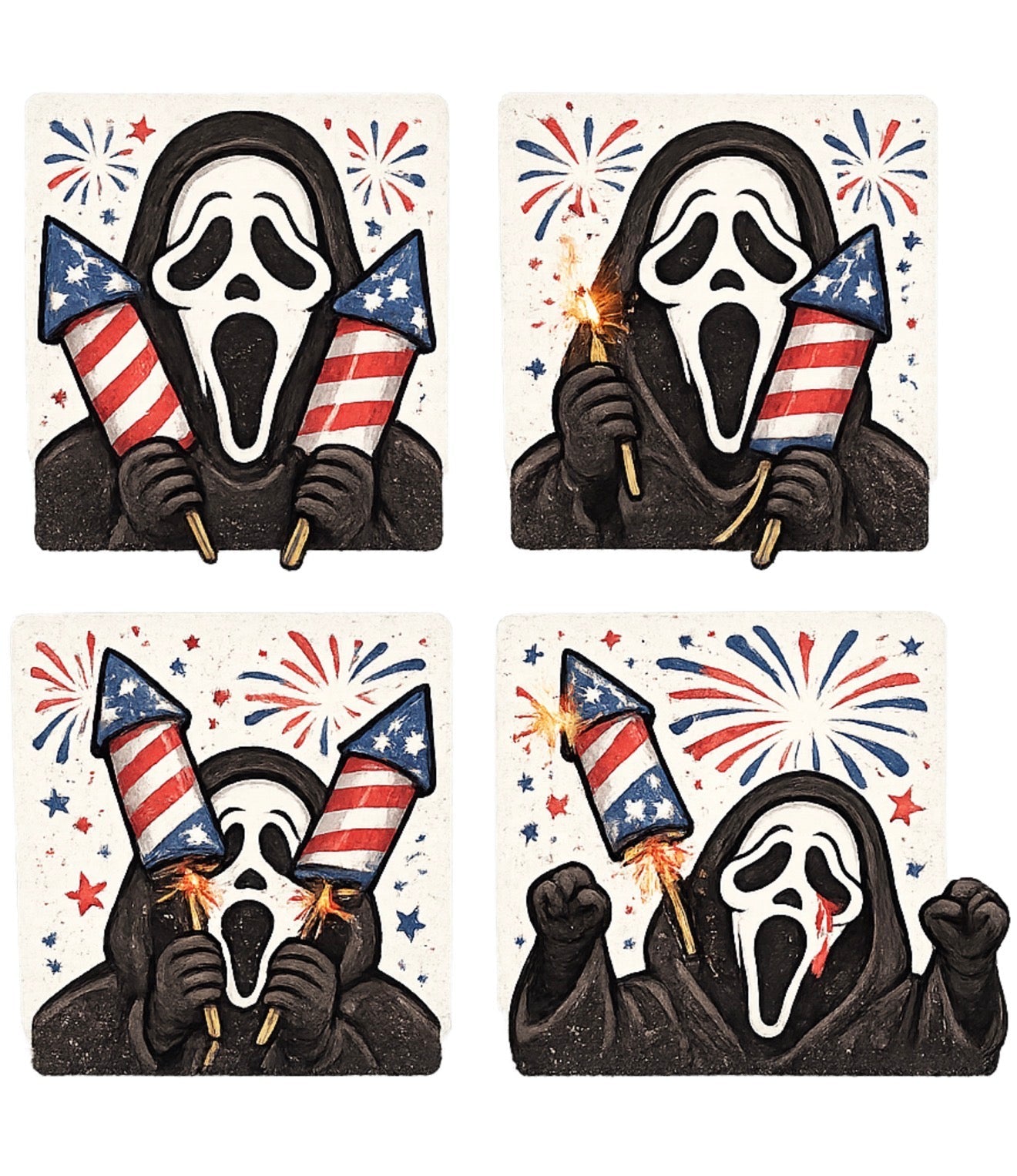 Adult The 4th Scream Screen Dicey Dyes