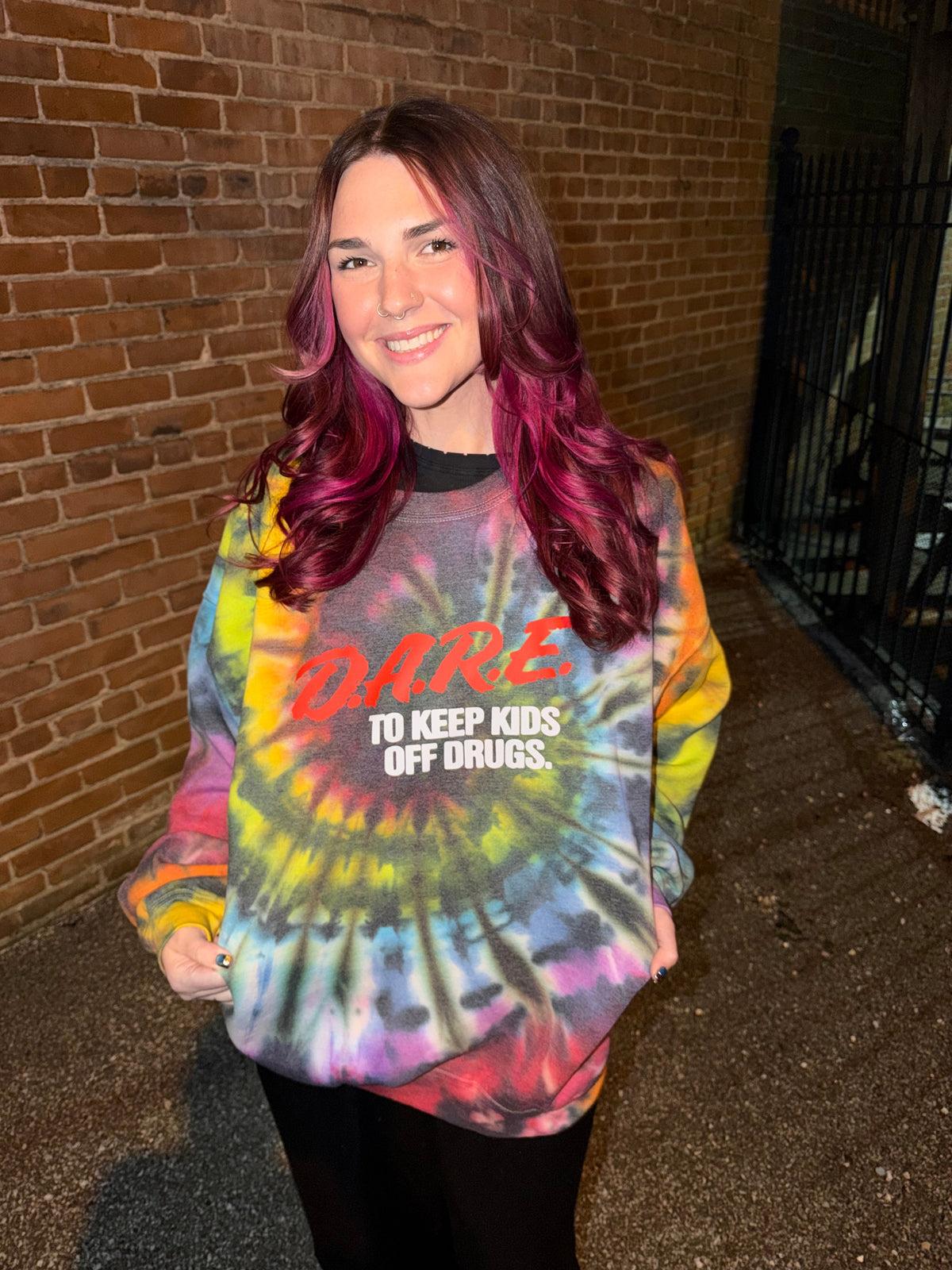 D.A.R.E Crewneck Dicey Dyes