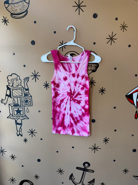 Strawberry Spiral Tank Top Ready To Ship Dicey Dyes