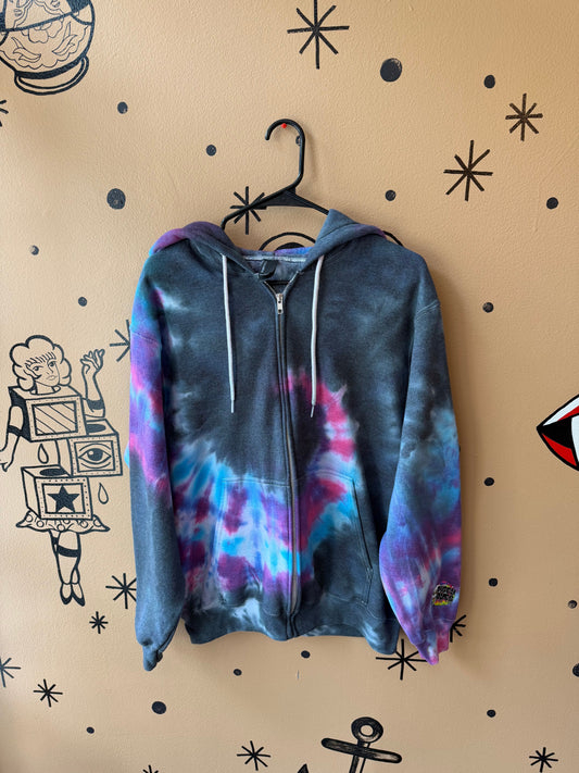 Galaxy Melt Zip Up Ready To Ship Dicey Dyes