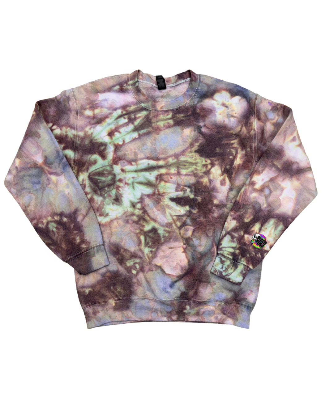 Kaleidoscope Ice Dye Crewneck Dicey Dyes