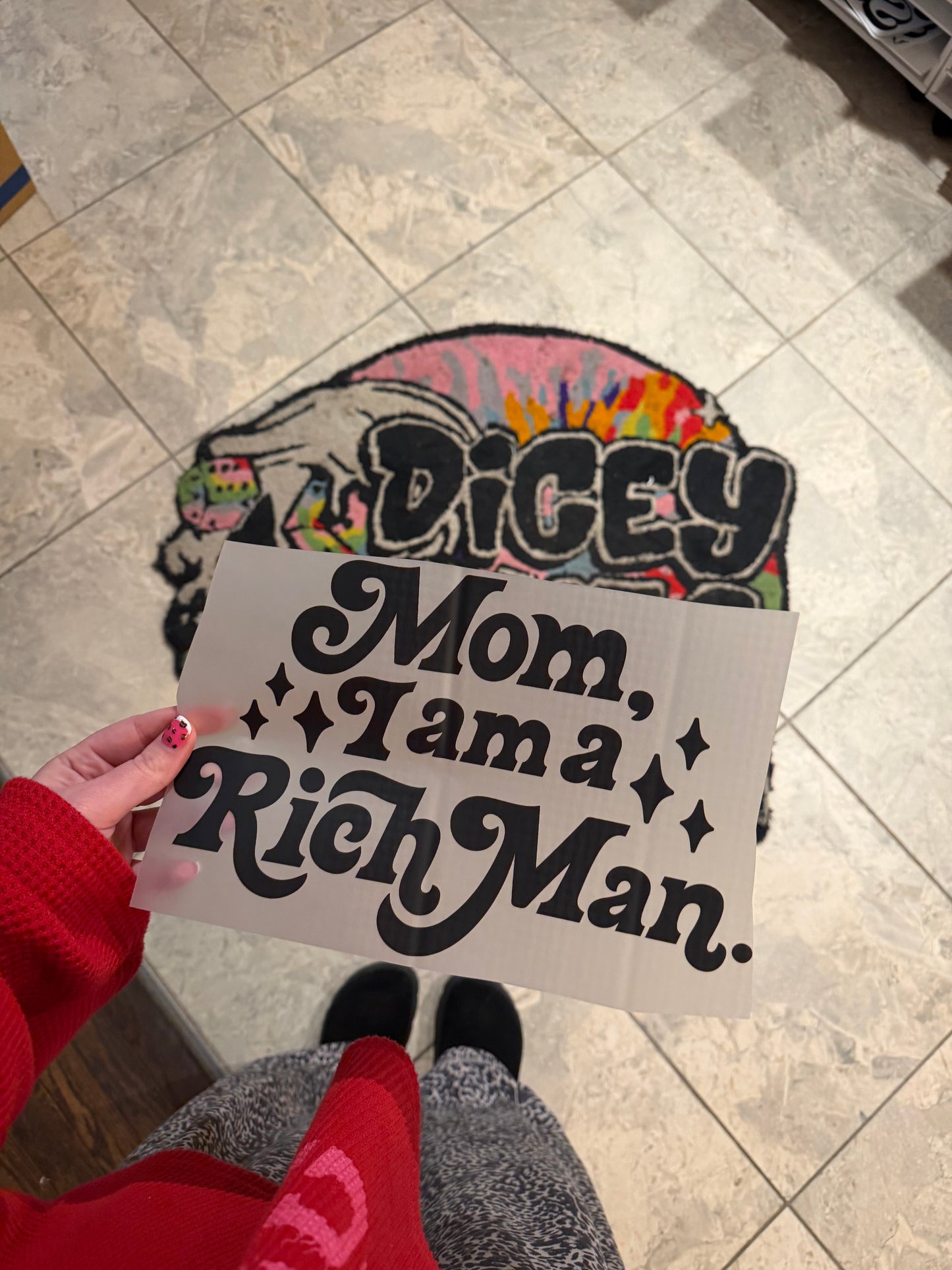I am a Rich Man Screen Dicey Dyes