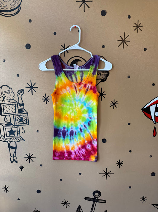 Neon Rainbow Tank Top Ready To Ship Dicey Dyes