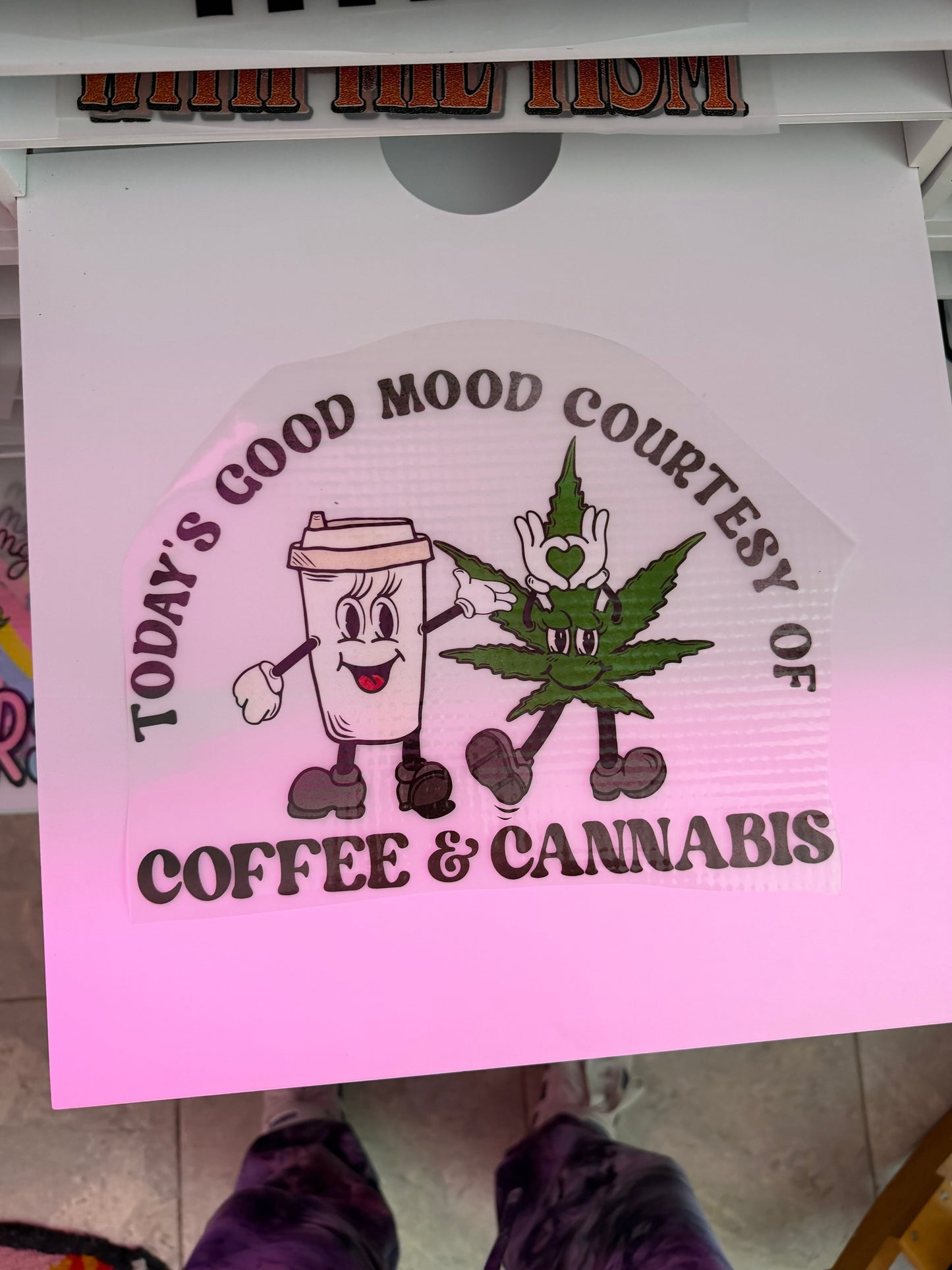 Coffee & Cannabis Screen Dicey Dyes