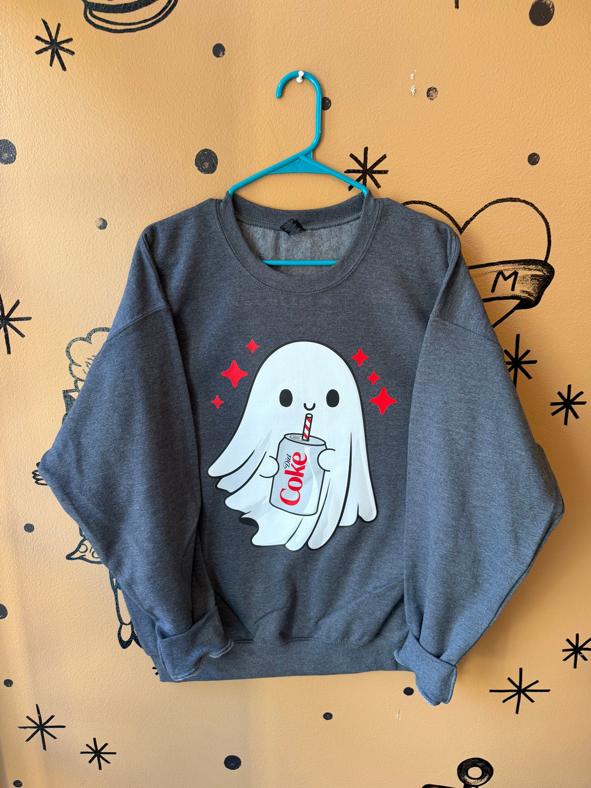 Plain Halloween Mystery Crewneck Dicey Dyes