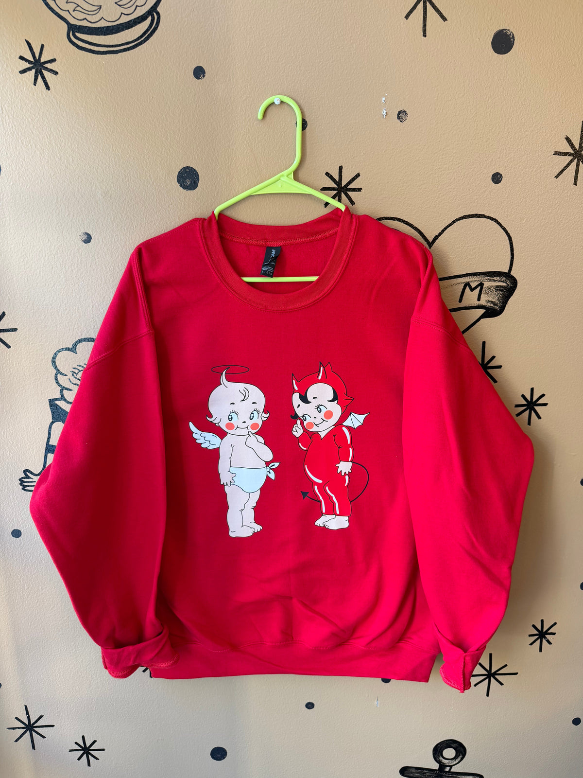 Plain Halloween Mystery Crewneck Dicey Dyes