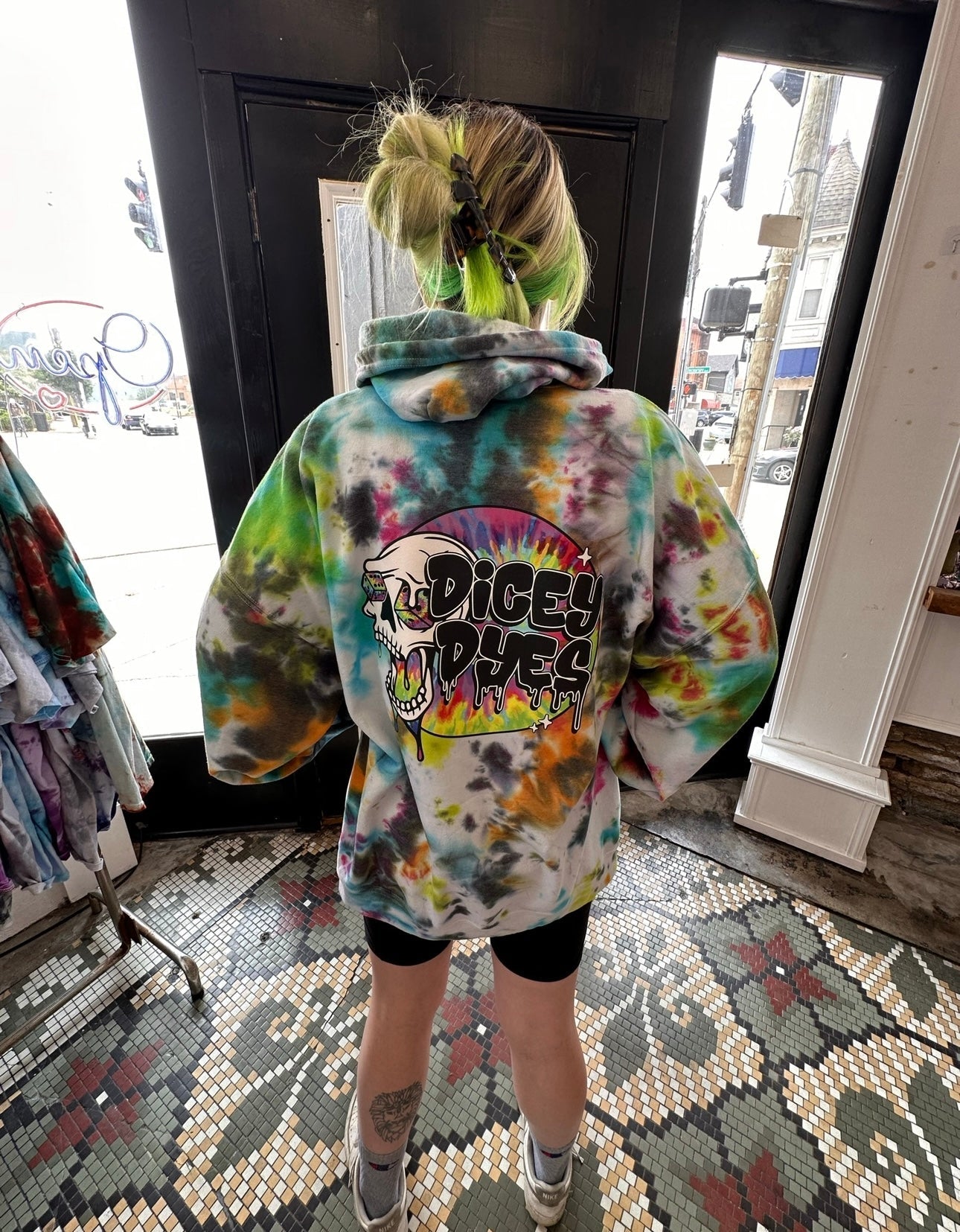Paint Ball Dicey Logo Zip Up Dicey Dyes