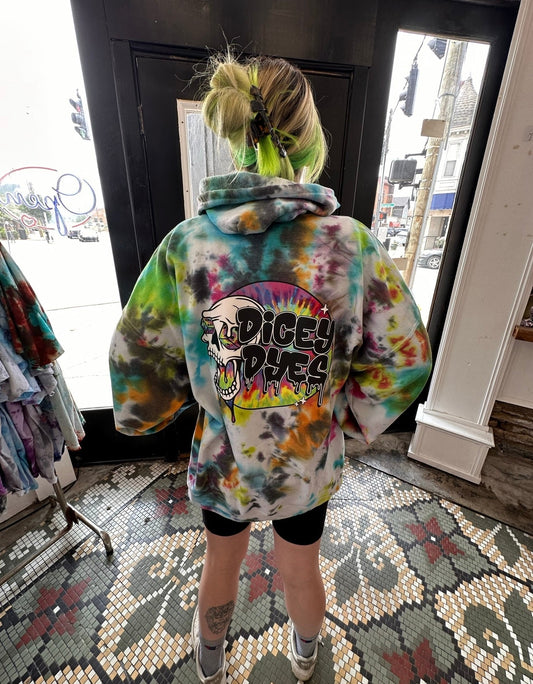 Paint Ball Dicey Logo Zip Up Dicey Dyes