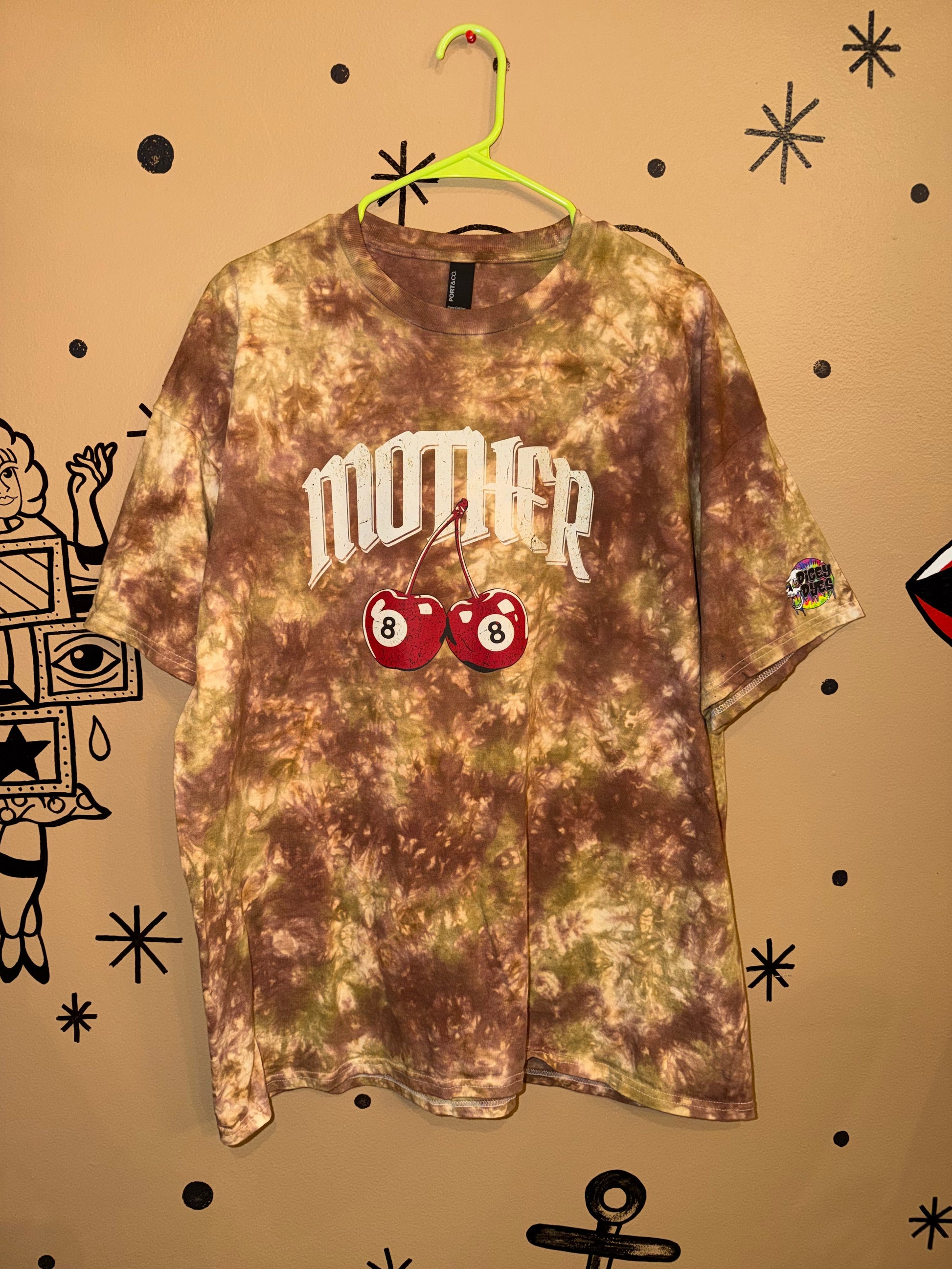 Motherhood Cherries T-Shirt Dicey Dyes