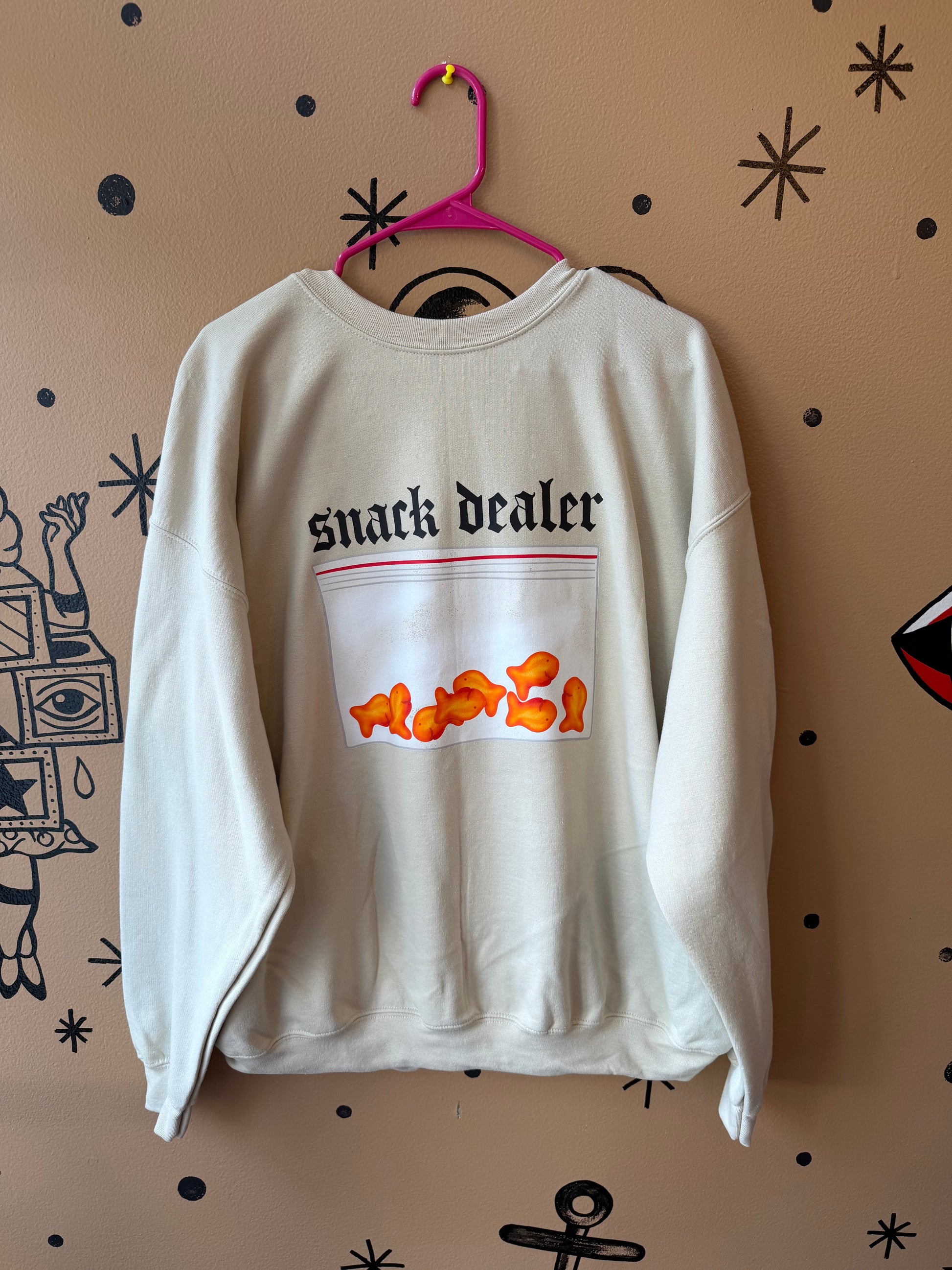 Snack Dealer Crewneck Dicey Dyes