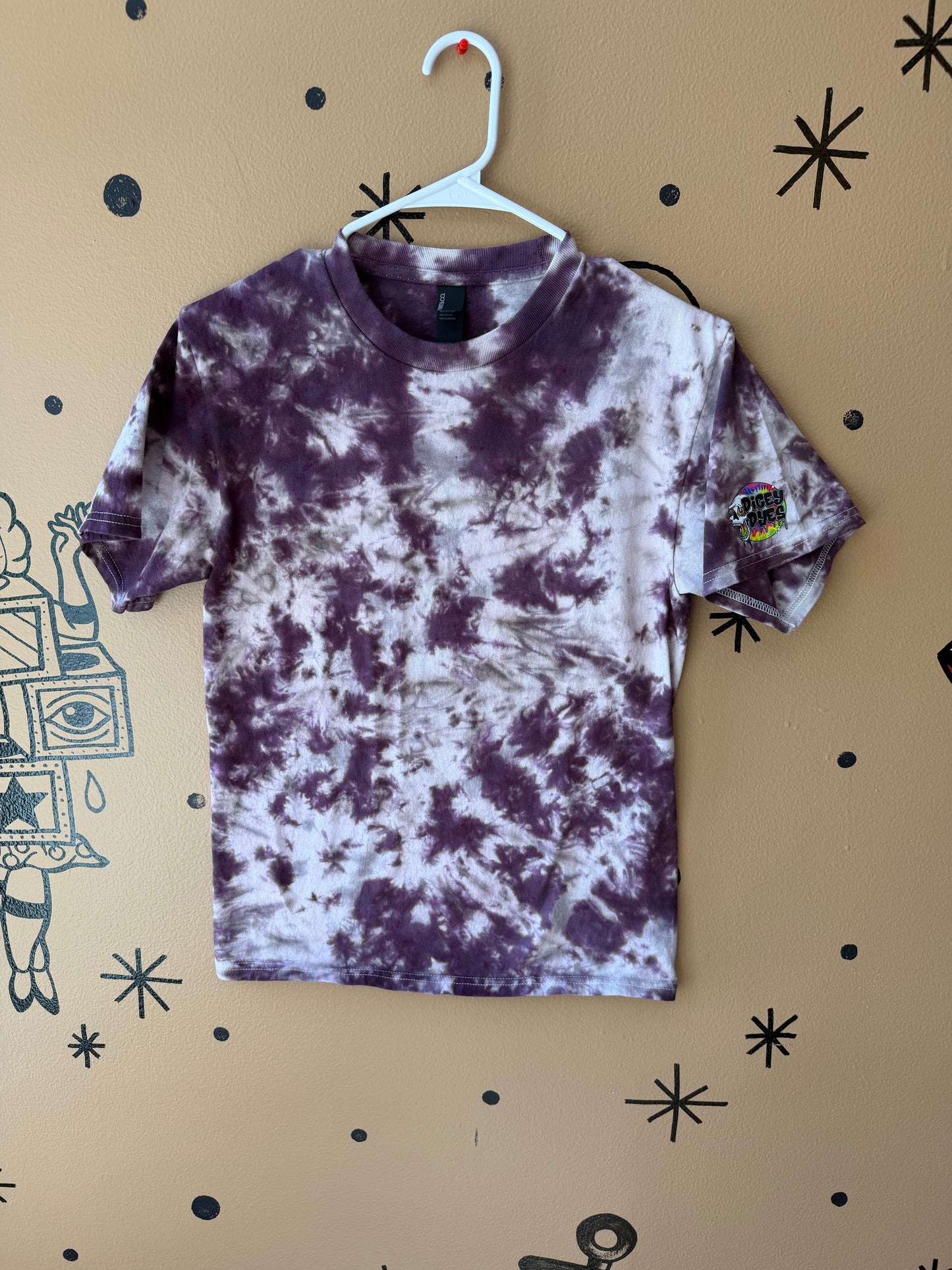 Purple Pearl T-Shirt Ready To Ship Dicey Dyes