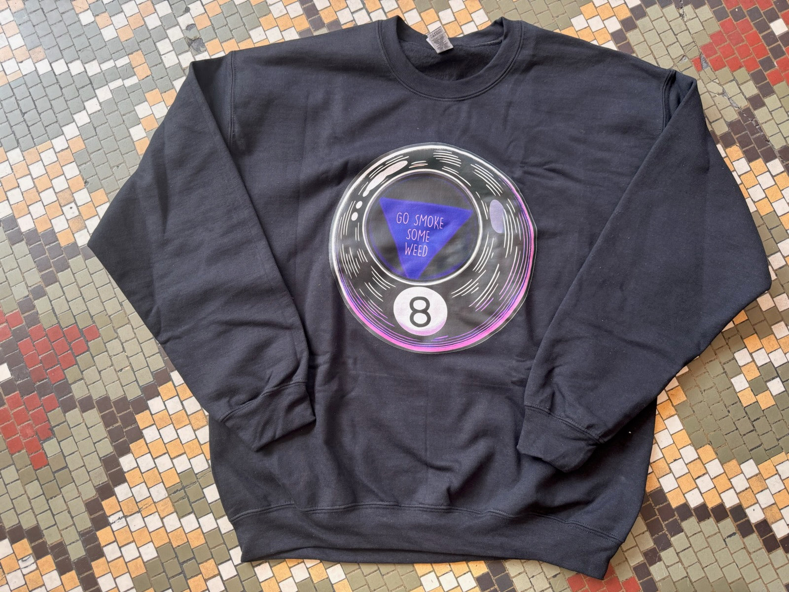 Pre-Order 8 Ball Solid Crewneck Dicey Dyes