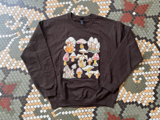 Pre-Order Mushroom Solid Crewneck Dicey Dyes