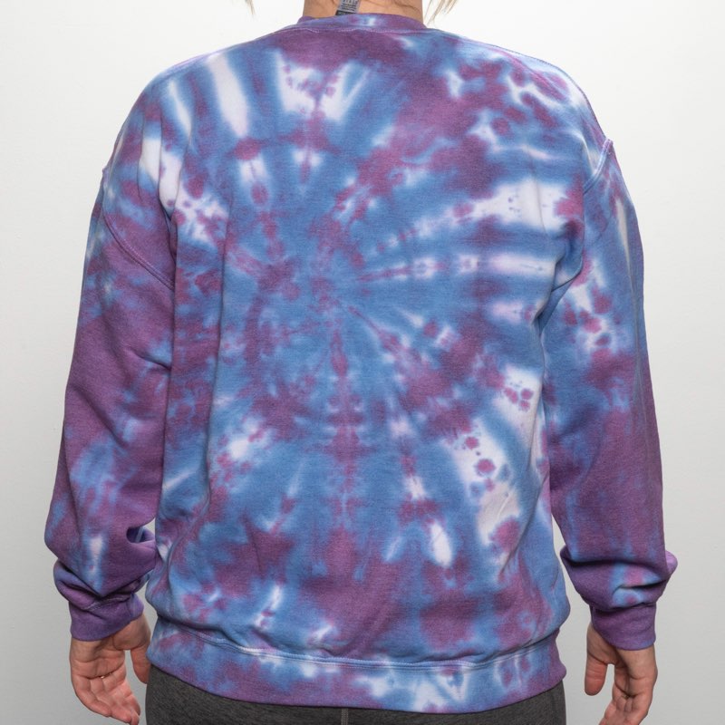 Pre-order February Pisces Amethyst Crewneck Dicey Dyes