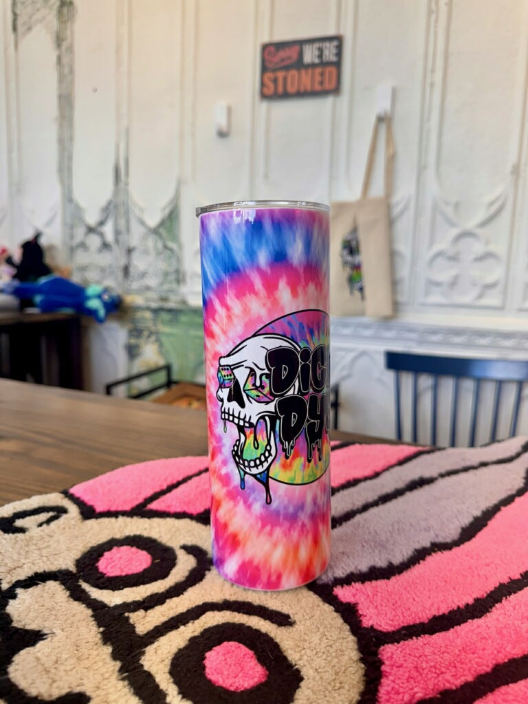 PRE-ORDER Tie Dye Dye Logo Tumbler Dicey Dyes