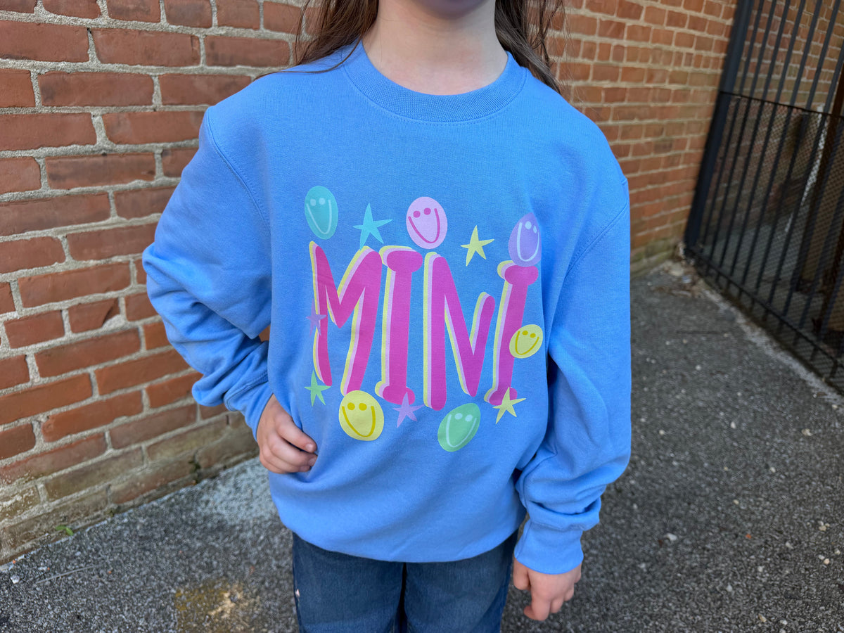 Smiley Mini Crewneck Dicey Dyes